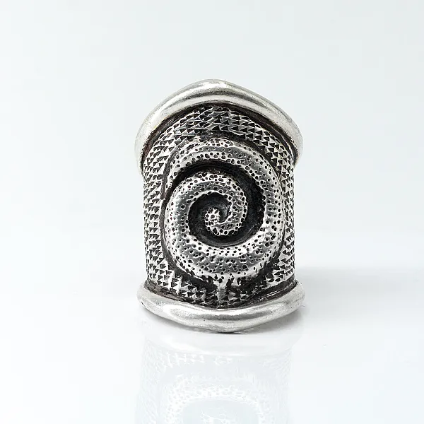Inel lung spirala melc Argint