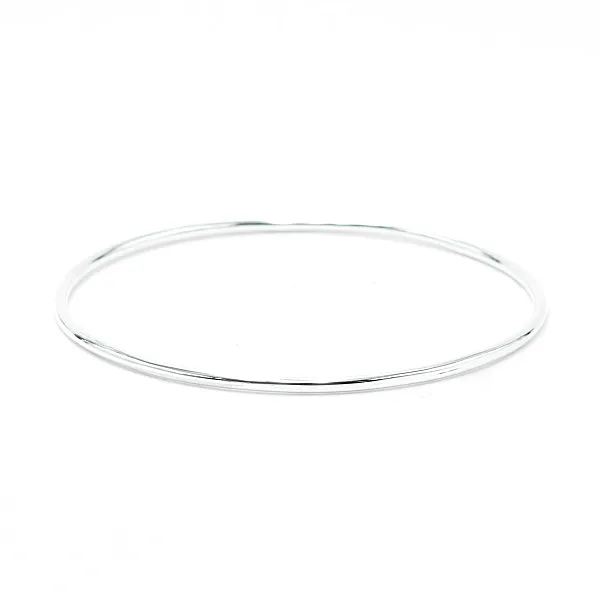 Bratara fixa circulara 2mm Argint