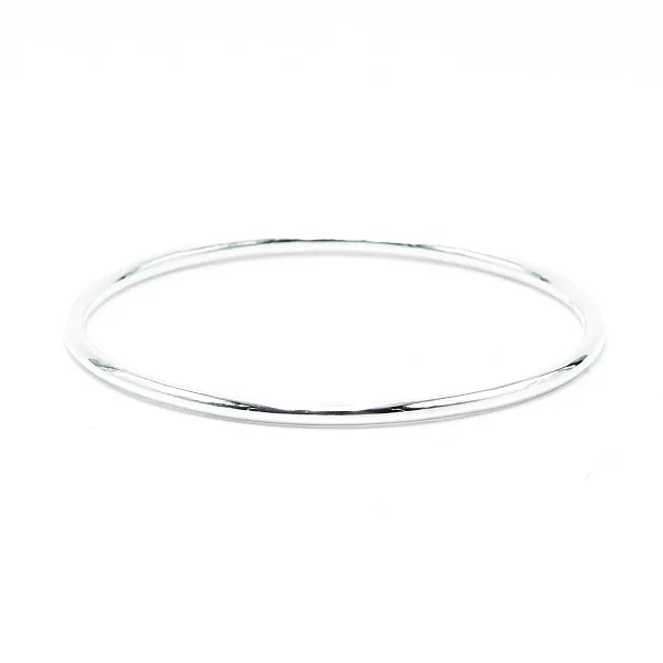 Bratara fixa circulara 3mm Argint